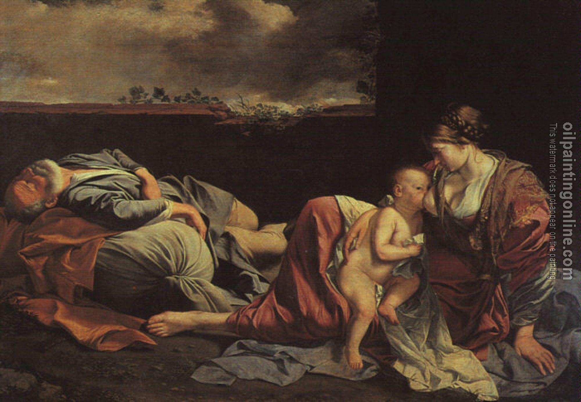 Gentileschi, Orazio - Rest on the Flight into Egypt